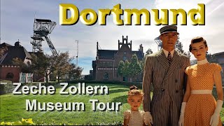 Dortmund eine Zeche Zollern Museum Tour 🇩🇪👍 Germany Wir steigen hinauf auf das Fördergerüst 4K [upl. by Conrado]