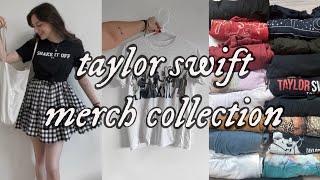 TAYLOR SWIFT MERCH COLLECTION  clothing tshirts etc  alecksis victoria [upl. by Delcine]