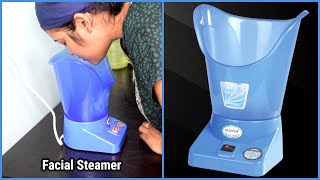 Facial steamer Review amp DemoFacial Steaming For Glowing And Younger looking skin [upl. by Larianna]