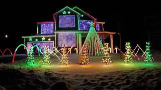 Trista Lights 2016 Christmas Light Show  Featured on ABCs The Great Christmas Light Fight [upl. by Yoshio621]