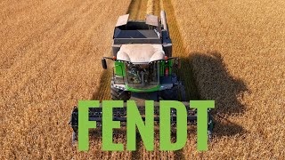 Fendt combine harvester in Lancashire Drone view [upl. by Tiffany780]