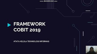 Framework COBIT 2019 [upl. by O'Grady]