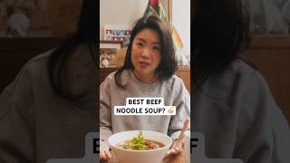 Inga Lam says this is her FAVORITE Taiwanese beef noodle soup ion NYC 🍜🔥 food foodie noodles [upl. by Darej]