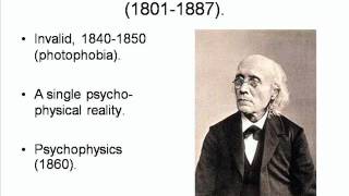 Gustav Fechner and Psychophysics HPsy 44 [upl. by Verina464]