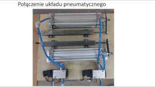 Synchronizacja siłowników pneumatycznych Synchronisation of pneumatic actuators [upl. by Finstad]