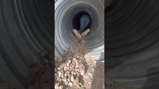 Bro crawled through the culvert culvert real nofumble videoshorts [upl. by Maggie]