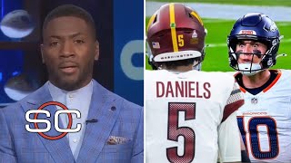 ESPN breaks down why Bo Nix will beat out Jayden Daniels for NFL Rookie of the year [upl. by Enyad483]