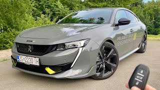 Peugeot 508 PSE 2022  FULL VISUAL REVIEW exterior interior POV drive day amp night [upl. by Eyaf]