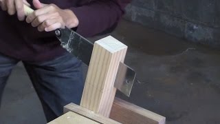 How to hone rip cut technique using Japanese saw [upl. by Treat]