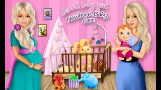 Sweet Baby Girl Newborn Baby Care 🐣 TutoTOONS [upl. by Elburr]