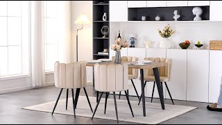 Markland Velvet Dining Chairs [upl. by Nyletak846]