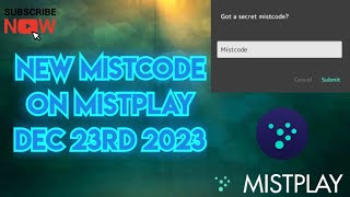 NEW MISTCODE ON MISTPLAY DECEMBER 23RD mistcode mistplay new [upl. by Knah]