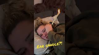 Clean your ears with EAR CANDLES candle partyideas cleaning [upl. by Aihsit]