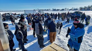 My First PRO Ice Fishing Tournament [upl. by Ecyla878]