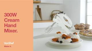 VonShef 300W Cream Hand Mixer [upl. by Elinet]