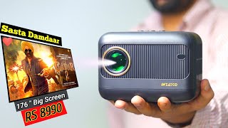 Wzatco Eve Portable Budget HD Projector Unboxing amp Review  BR Tech Films [upl. by Garreth]