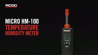 micro HM100 Temperature Humidity Meter [upl. by Inaffit]