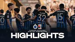 CLUB BRUGGE  RWDM  HIGHLIGHTS  20232024 [upl. by Schuman850]