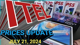 ITEL PRICES UPDATE VISTA TAB 30 4GP55A70RS4 [upl. by Ynaffital]