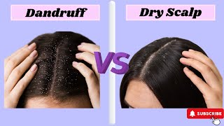 DANDRUFF VS DRY SCALP How To Spot the Difference [upl. by Colfin]