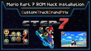 Tutorial CTGP7 ROM Hack Installation für Mario Kart 7 NTR Methode [upl. by Ihsir]