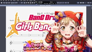 BanG Dream 【Hello Wink】by PoppinParty 🎃  Anime cover quotHalloween songquot [upl. by Shoshanna]