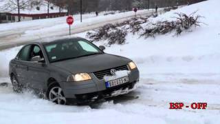 VW passat B55  4 motion in snow 1 [upl. by Mullen]