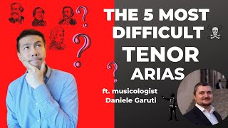 The FIVE most difficult Opera Arias for Tenor feat Musicologist Daniele Garuti [upl. by Ayel]