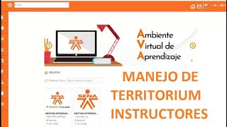 Indicaciones para Instructores de como manejar la plataforma Territorum del Sena [upl. by Dino253]