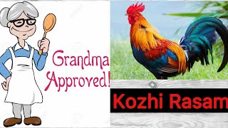 Kozhi RASAM  Recipe 105 [upl. by Heady798]