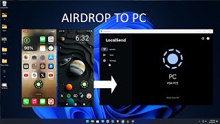 Best Airdrop For PC To Android amp iPhone LocalSend [upl. by Akemej]