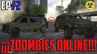 GTA 5 ONLINE MODS  APOCALIPSIS ZOMBIE 2  32 JUGADORES  c GaboRust [upl. by Niroht]