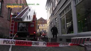 Eberbach Wohnhausbrand in der Altstadt 19102012 [upl. by Sera]