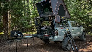 Tacoma Overland  Camping Setup 2024  Naturnest RTT First Impressions [upl. by Enimajneb]