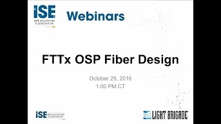 FTTx OSP Design Considerations [upl. by Ninetta]