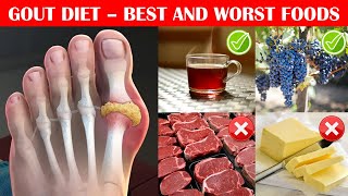 Gout Diet  Best And Worst Foods For Gout What You Should Eat When You Have Gout amp What To Avoid [upl. by Notsahc]