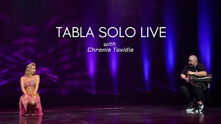 Tabla Solo LIVE with Chronis Taxidis  Raks Glam 2024  Marija [upl. by Ahsenhoj]