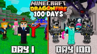 I Spent 100 Days in DRAGON FIRE Minecraft with Joshemve This is what happened [upl. by Wolf]