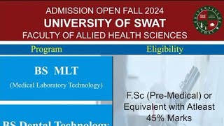 university of swat admission 2024 [upl. by Aniweta507]