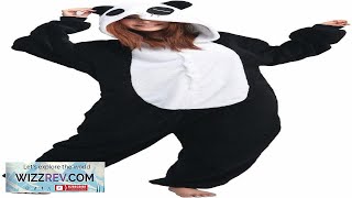 Sleepsuit Costume Cosplay Lounge Wear Kigurumi Adult Onesie Pajamas Panda Review [upl. by Snyder585]