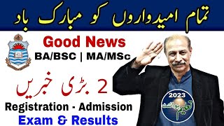 Good News 2023  BABSC MAMSC  Admissions PU [upl. by Lester]