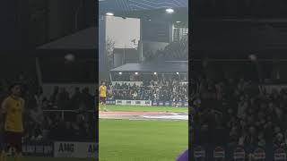 Northampton town fans disrupting remembrance 😤 football bcfc kickoff northampton [upl. by Monika]