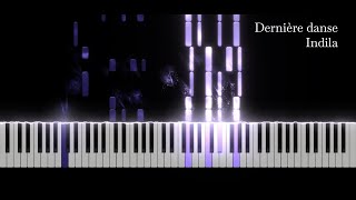 Dernière danse  Indila piano tutorial [upl. by Shuman407]