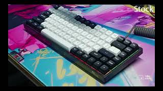 RK84 Gateron Yellow  Stock vs Modded [upl. by Halian]