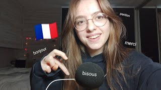 ASMR  teaching you basic French 🇲🇫 [upl. by Itsrik]