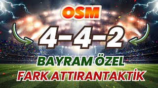 OSM 2024 HAZİRAN GÜNCEL 442 BAYRAM ÖZEL FARK ATTIRAN TAKTİK  ONLİNE SOCCER MANAGER [upl. by Hgielsa605]