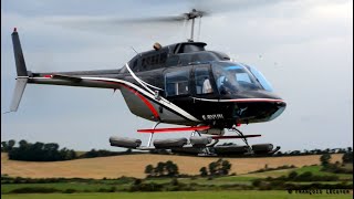 Bell 206 Jet Ranger II Startup amp Takeoff [upl. by Vano963]