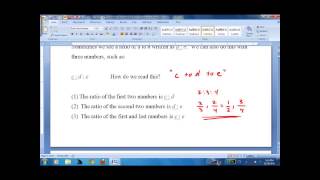 HGEO 7 1 Ratio and Proportions [upl. by Eduam]