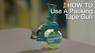 How to Use Your Duck® Packing Tape Gun [upl. by Yetac]