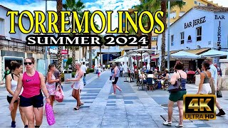 Torremolinos Spain Charming Town Summer 2024  costa del sol malaga Andalusia 4k [upl. by Enniroc]